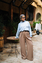 The Wide-Leg Cobra Trousers