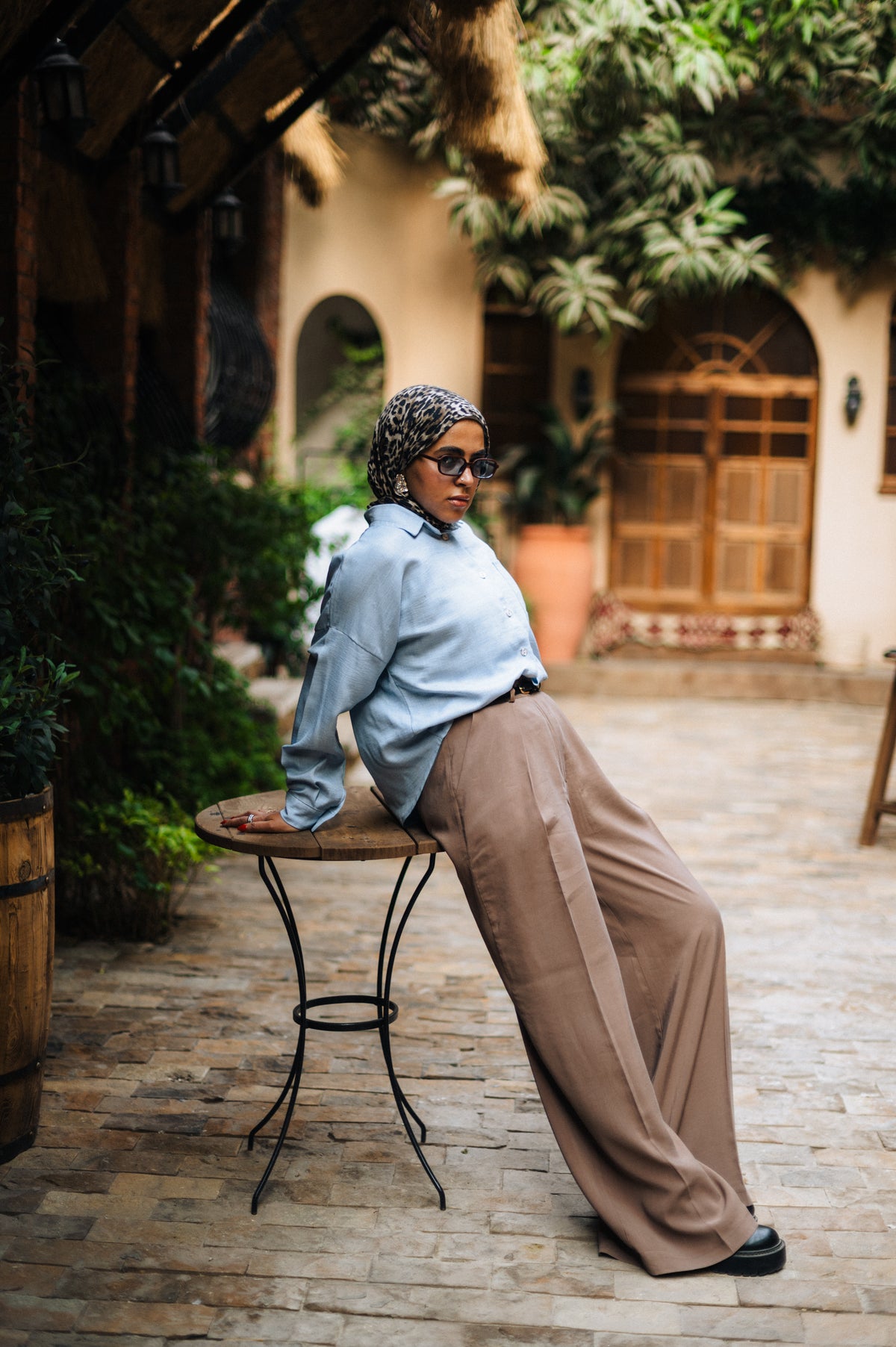 The Wide-Leg Cobra Trousers