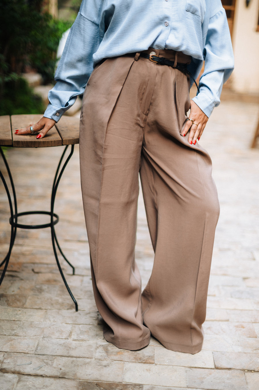 The Wide-Leg Cobra Trousers