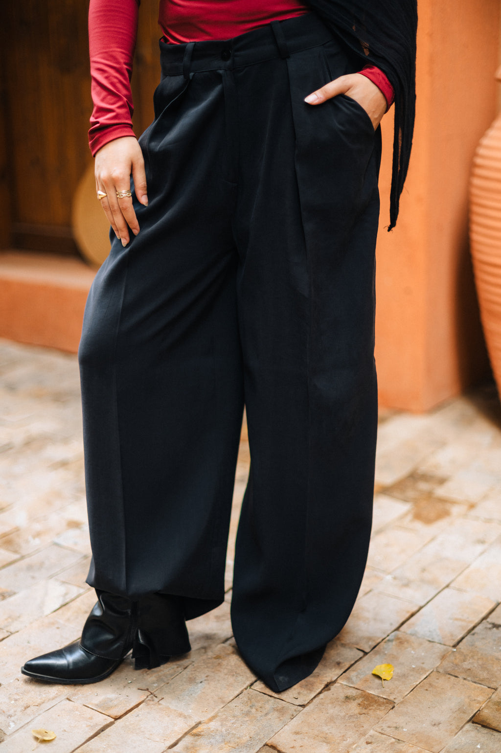 The Wide-Leg Cobra Trousers
